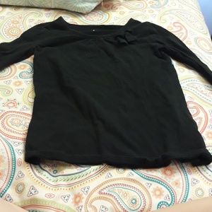 Black long sleeved shirt